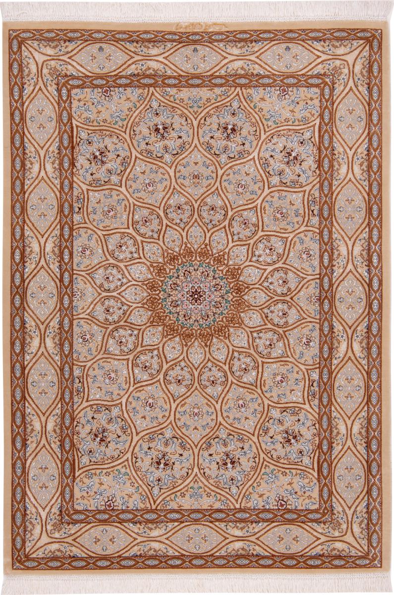 Persian Rug Isfahan Silk Warp 153x108 153x108, Persian Rug Knotted by hand