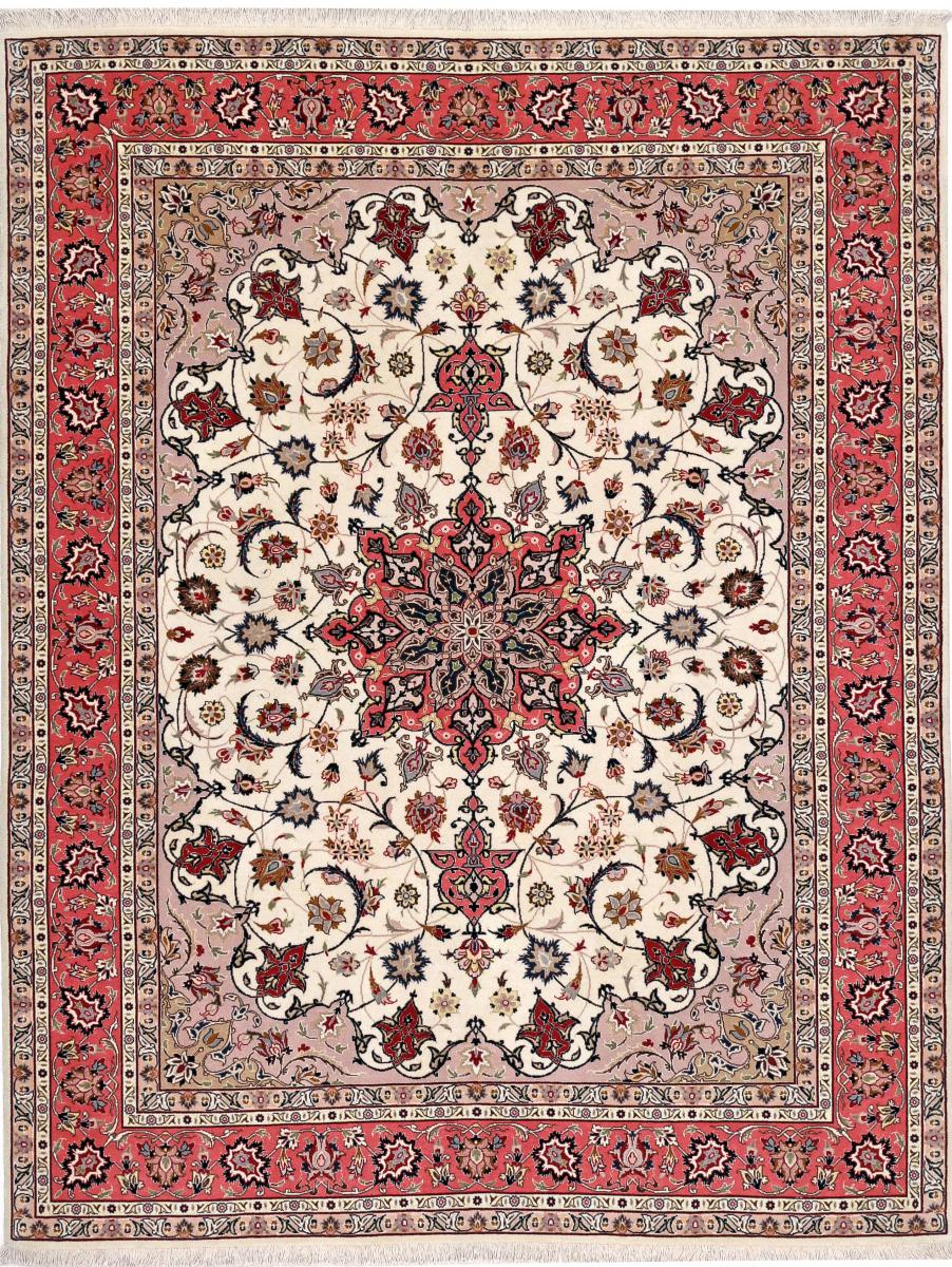 Tapete persa Tabriz 50Raj 201x158 201x158, Tapete persa Atado à mão