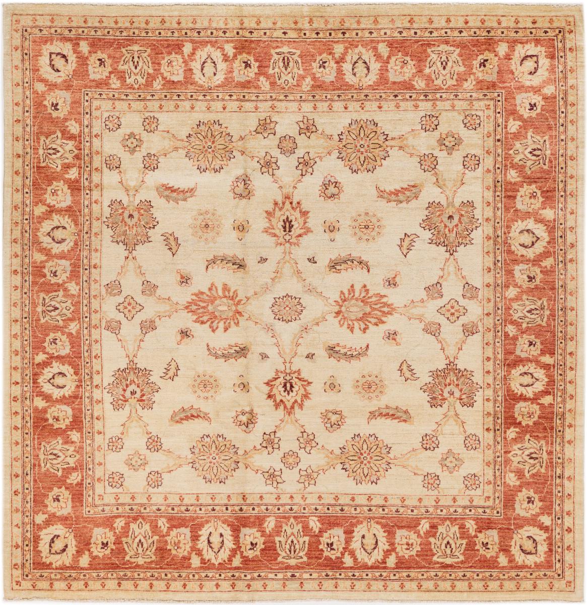 Afghan rug Ziegler Farahan 208x204 208x204, Persian Rug Knotted by hand
