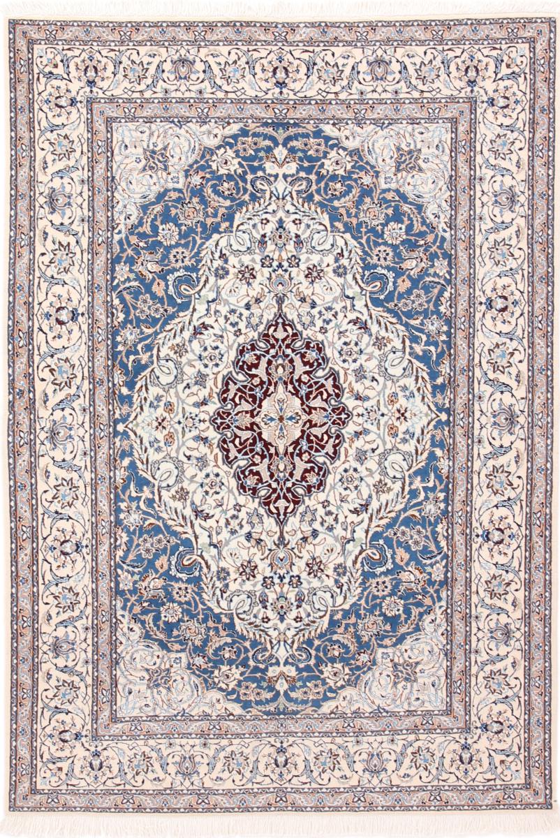 Tapis persan Naïn 6La 182x128 182x128, Tapis persan Noué à la main