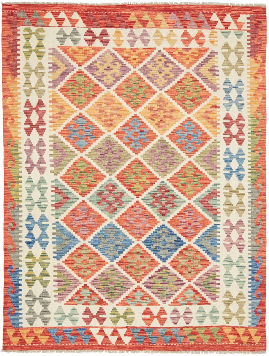 Afghanischer Teppich Kelim Afghan 6'8"x4'10" 6'8"x4'10", Perserteppich Handgewebt