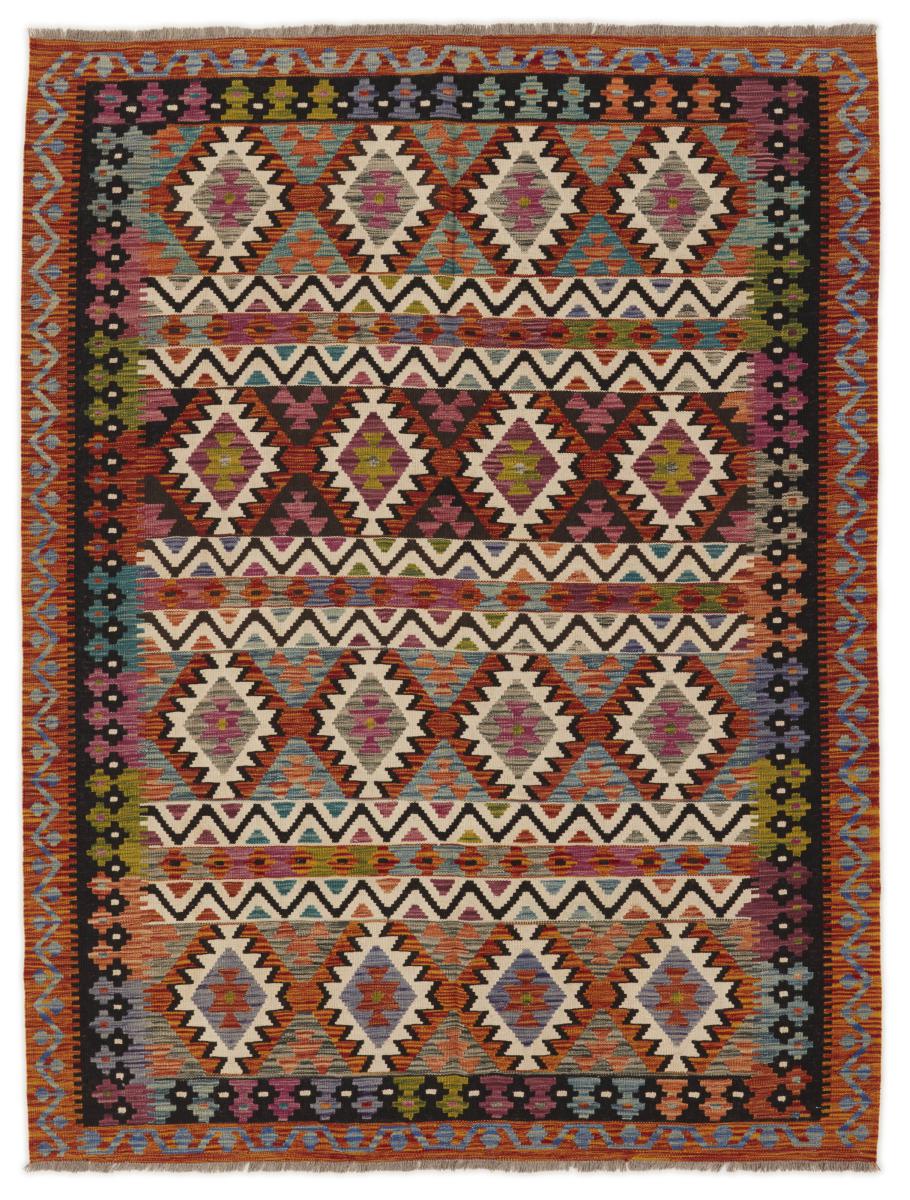 Afghanischer Teppich Kelim Afghan 7'10"x5'10" 7'10"x5'10", Perserteppich Handgewebt