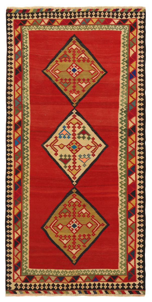 Persisk matta Kilim Fars 270x129 270x129, Persisk matta Handvävd