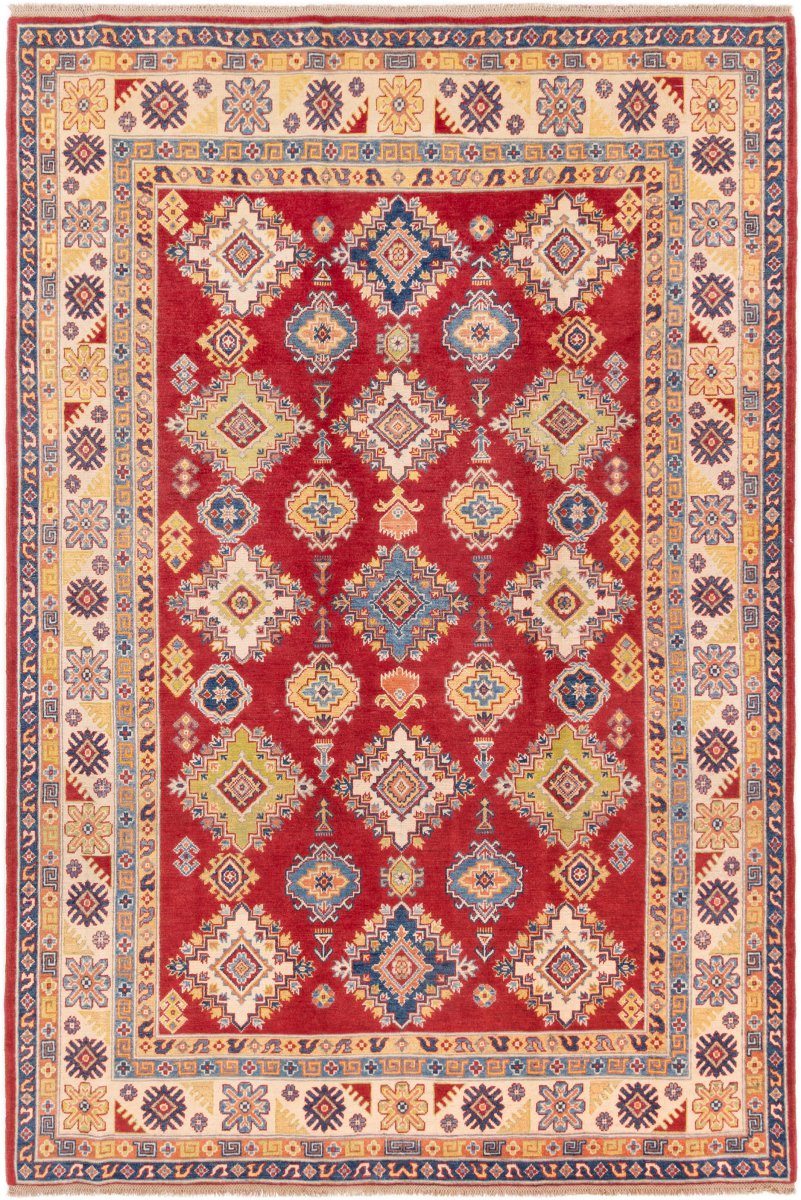 Pakistansk teppe Kazak 297x199 297x199, Persisk teppe Håndknyttet