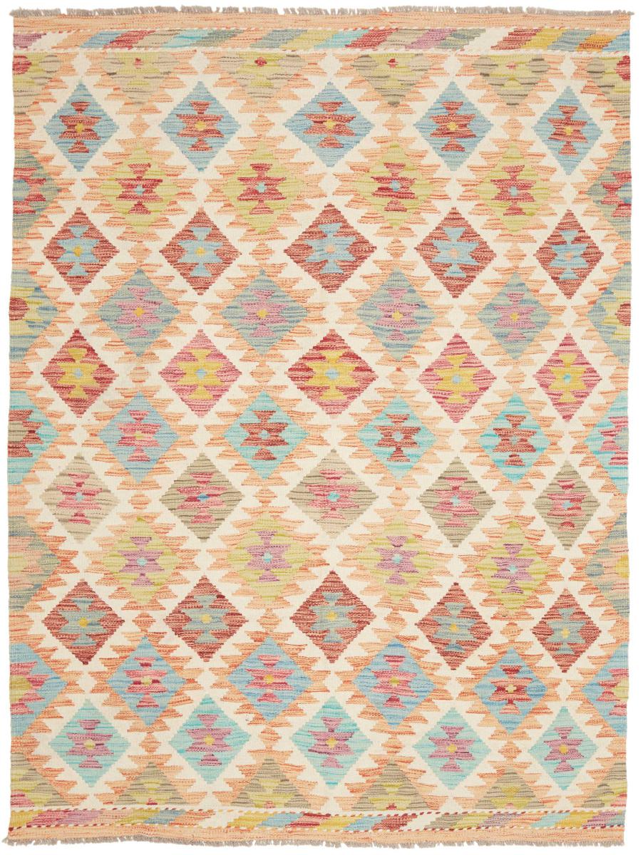 Afghansk teppe Kelim Afghan 200x150 200x150, Persisk teppe Handwoven 