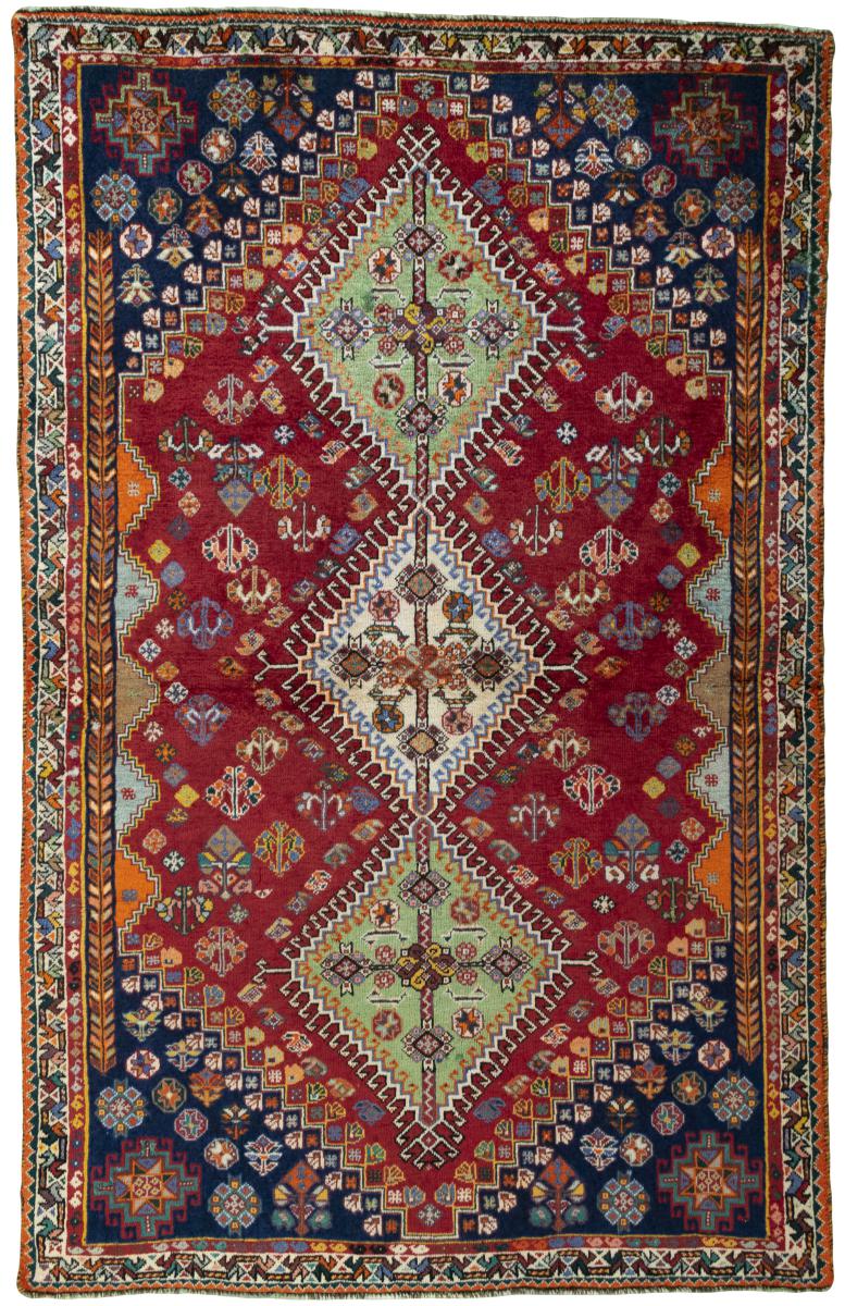 Persisk tæppe Shiraz 176x111 176x111, Persisk tæppe Knyttet i hånden