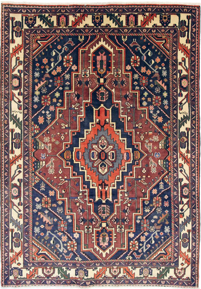 Persisk tæppe Bakhtiar 287x201 287x201, Persisk tæppe Knyttet i hånden