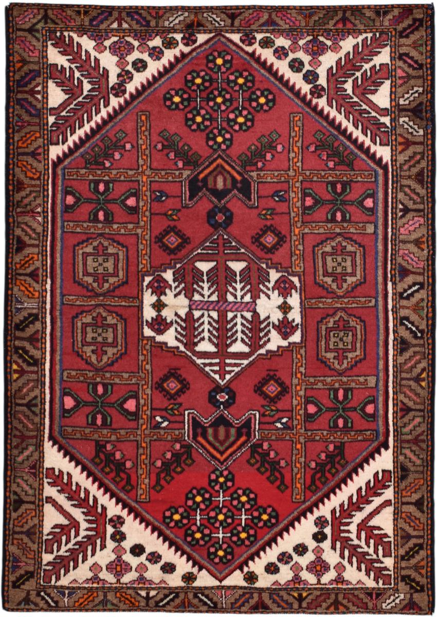 Tapis persan Hamadan 149x106 149x106, Tapis persan Noué à la main