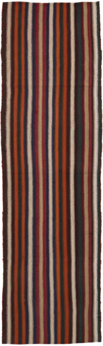 Tapete persa Kilim Fars Antigo 322x92 322x92, Tapete persa Tecido à mão