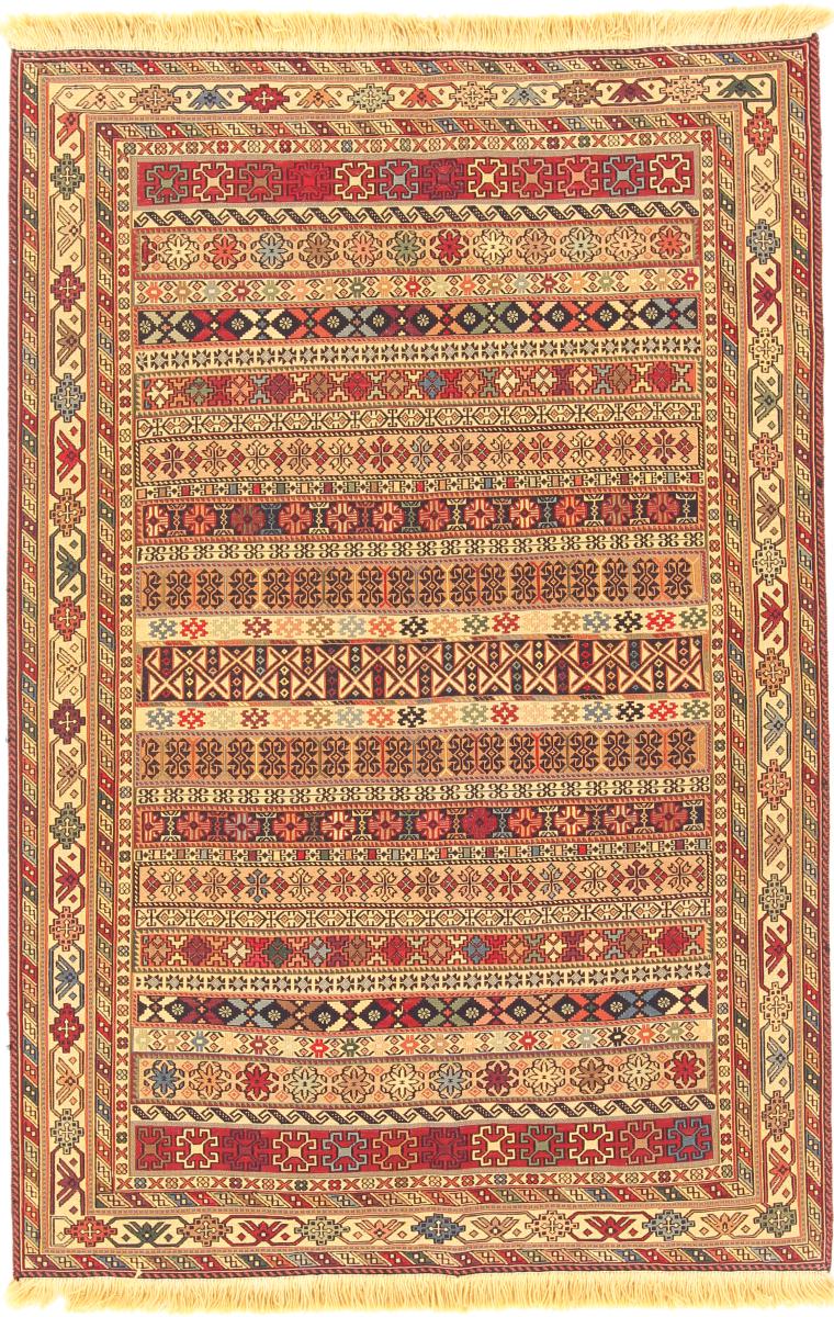 Tapete persa Kilim Soozani 176x117 176x117, Tapete persa Tecido à mão