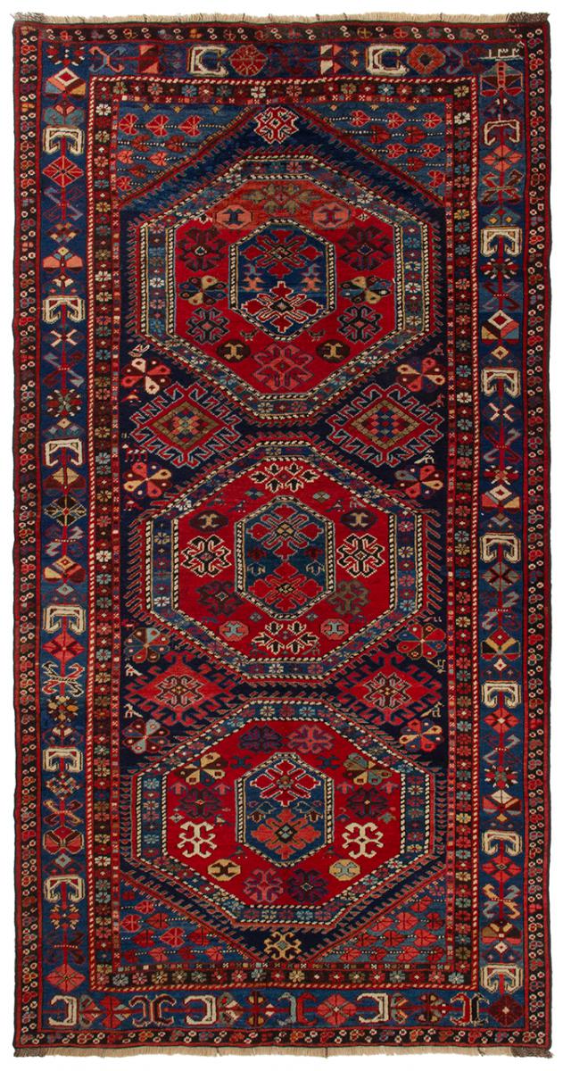 Russian rug Kazak Antique 244x136 244x136, Persian Rug Knotted by hand