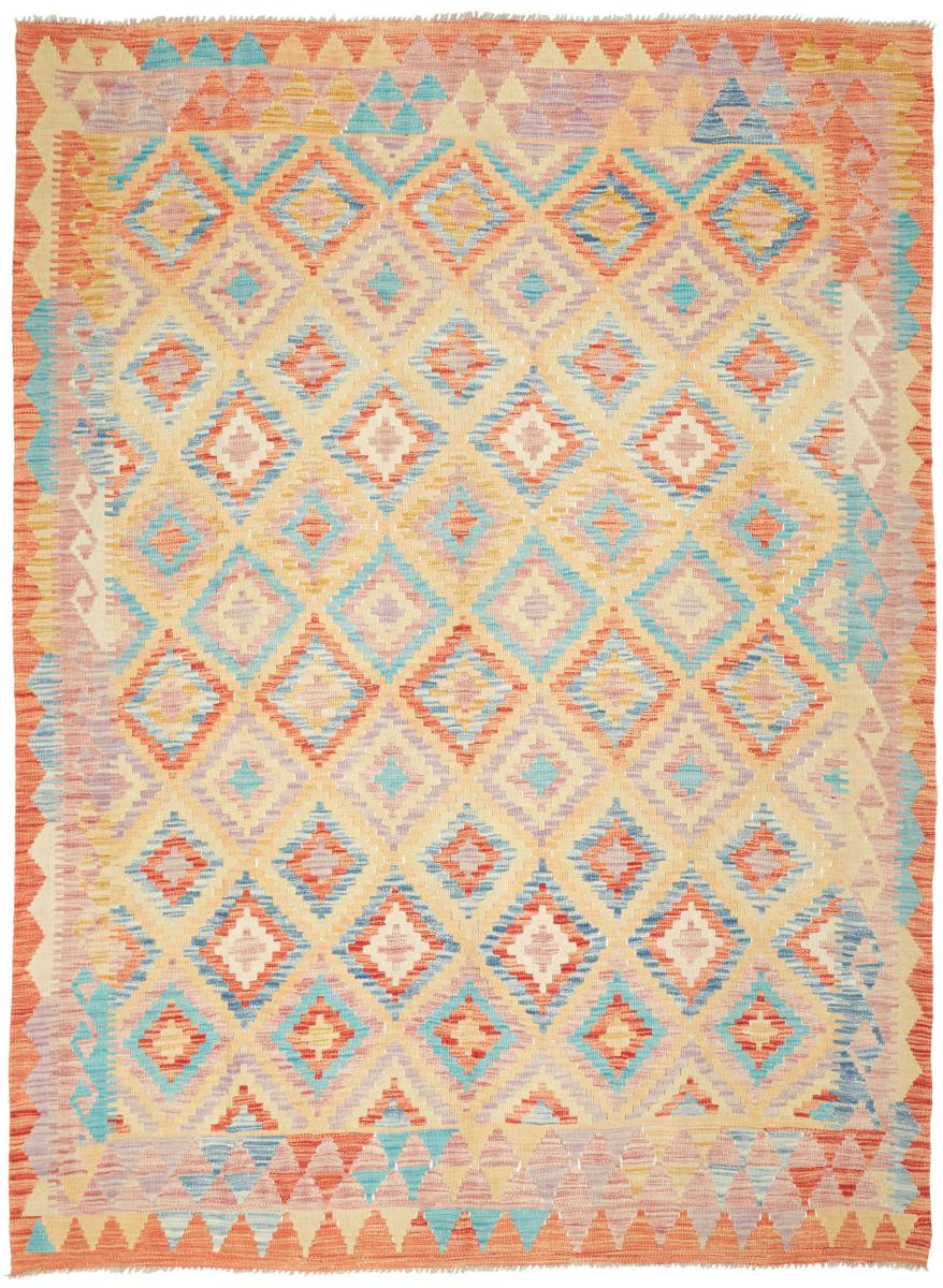 Tapis afghan Kilim Afghan 239x179 239x179, Tapis persan Tissé à la main