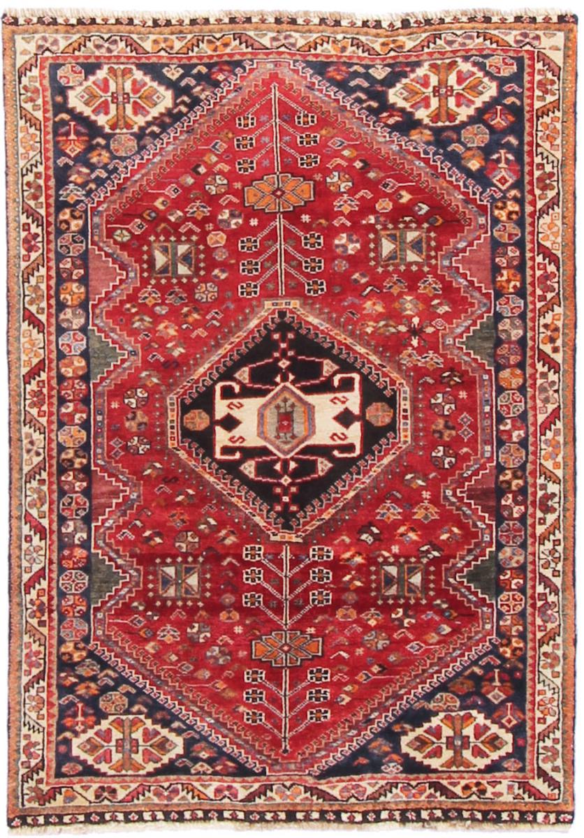 Tapete persa Ghashghai 152x103 152x103, Tapete persa Atado à mão