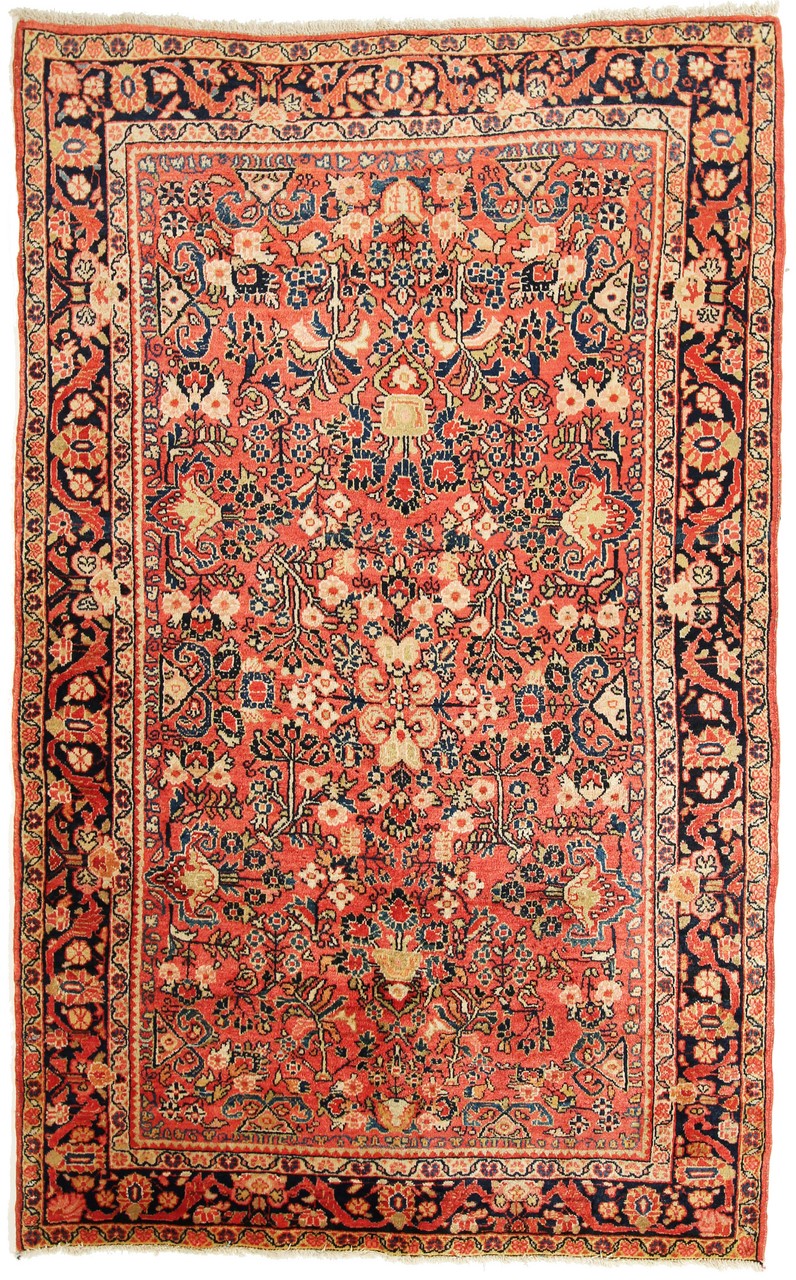 Tappeto persiano Saruk Antico 200x122 200x122, Tappeto persiano Annodato a mano