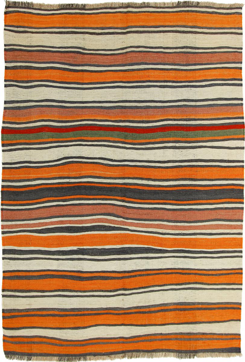 Tapete persa Kilim Fars Antigo 249x169 249x169, Tapete persa Tecido à mão