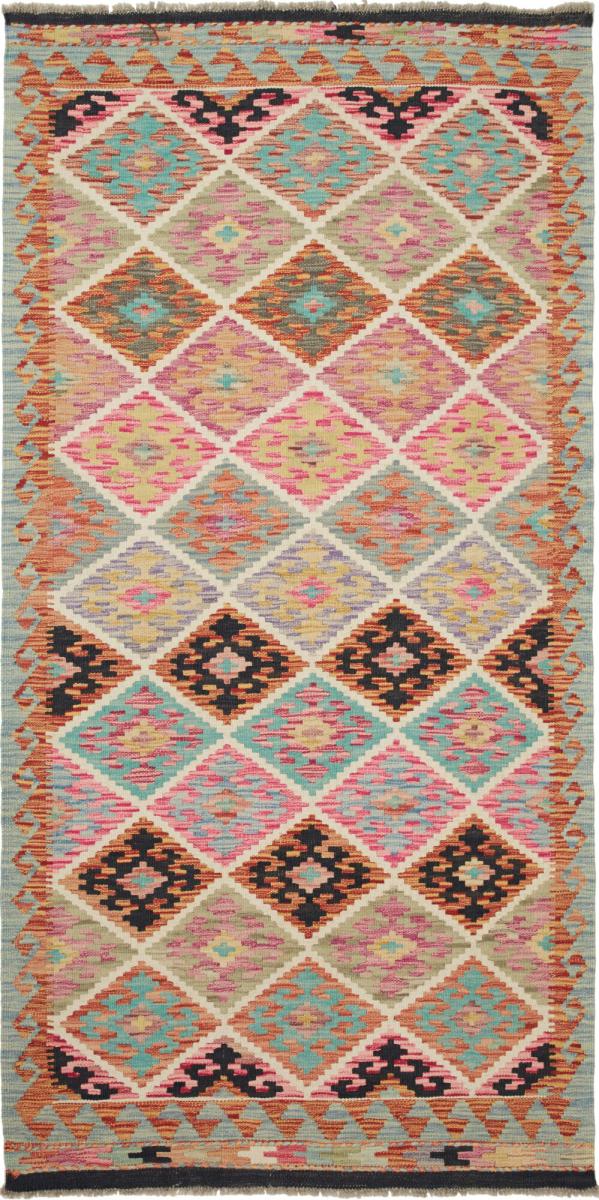 Afgán szőnyeg Kilim Afgán 203x102 203x102, Perzsa szőnyeg szőttesek