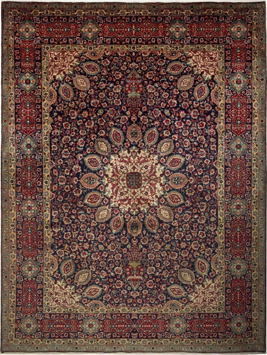 Tapete persa Tabriz 401x304 401x304, Tapete persa Atado à mão