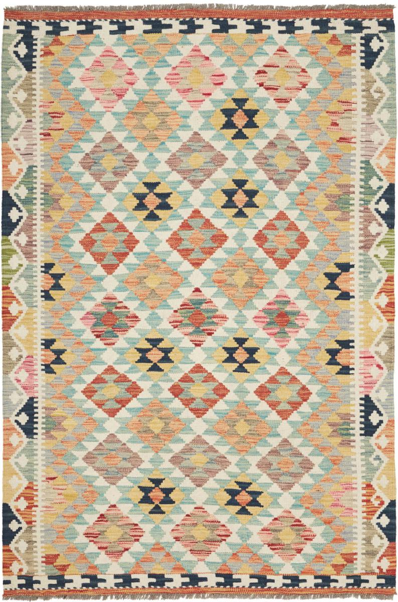 Tapete afegão Kilim Afegão 178x122 178x122, Tapete persa Tecido à mão