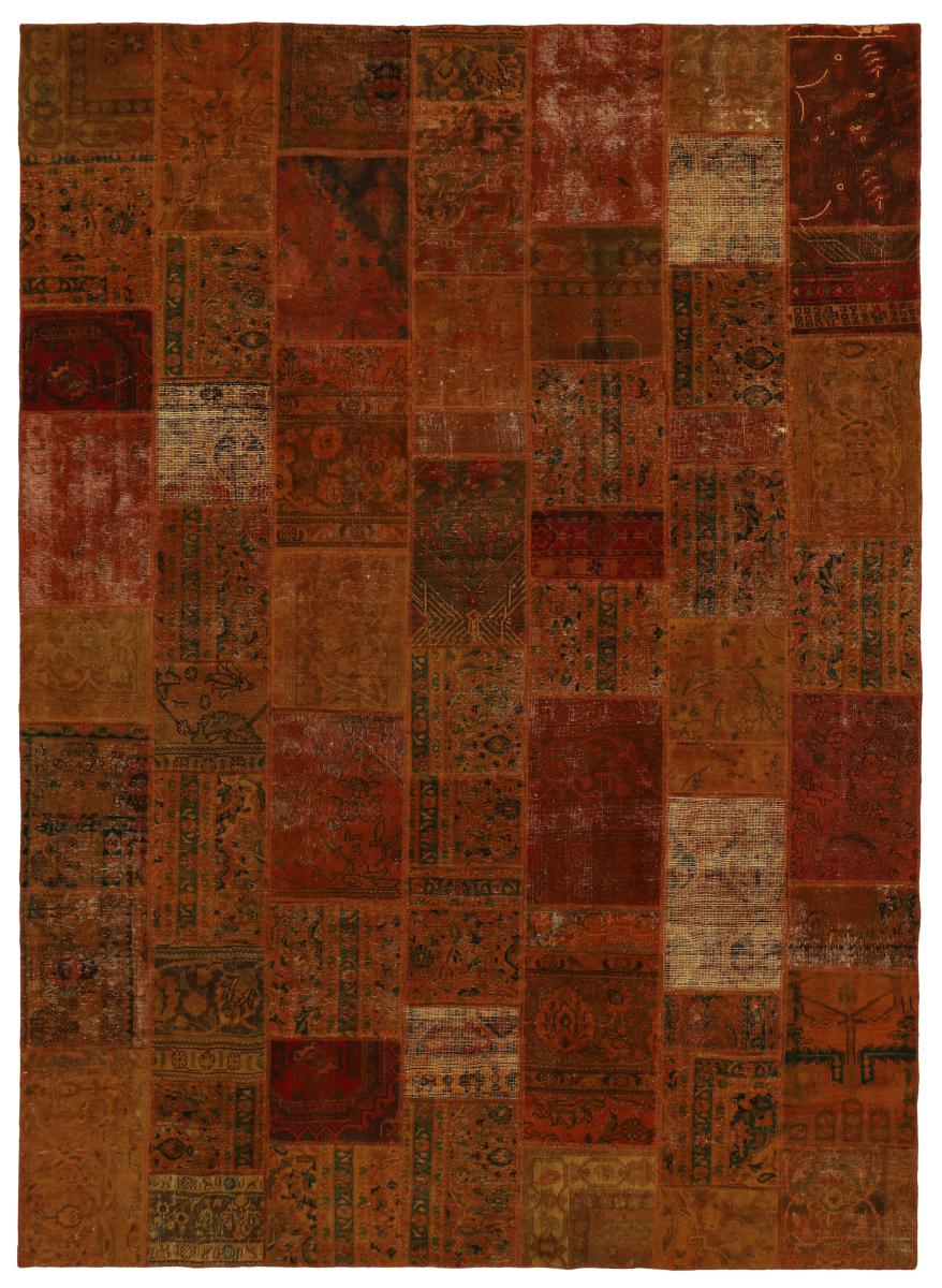 Perserteppich Patchwork 11'9"x8'3" 11'9"x8'3", Perserteppich Handgeknüpft