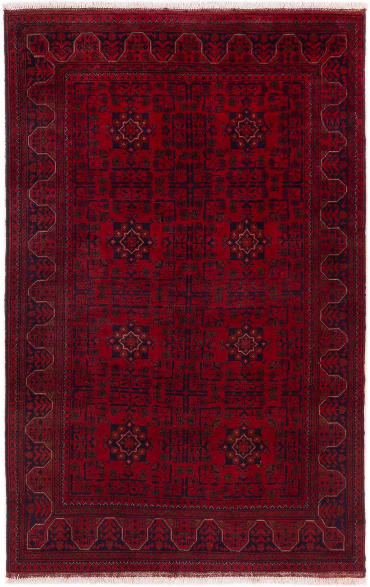 Afganistanilainen matto Khal Mohammadi 198x125 198x125, Persialainen matto Käsinsolmittu