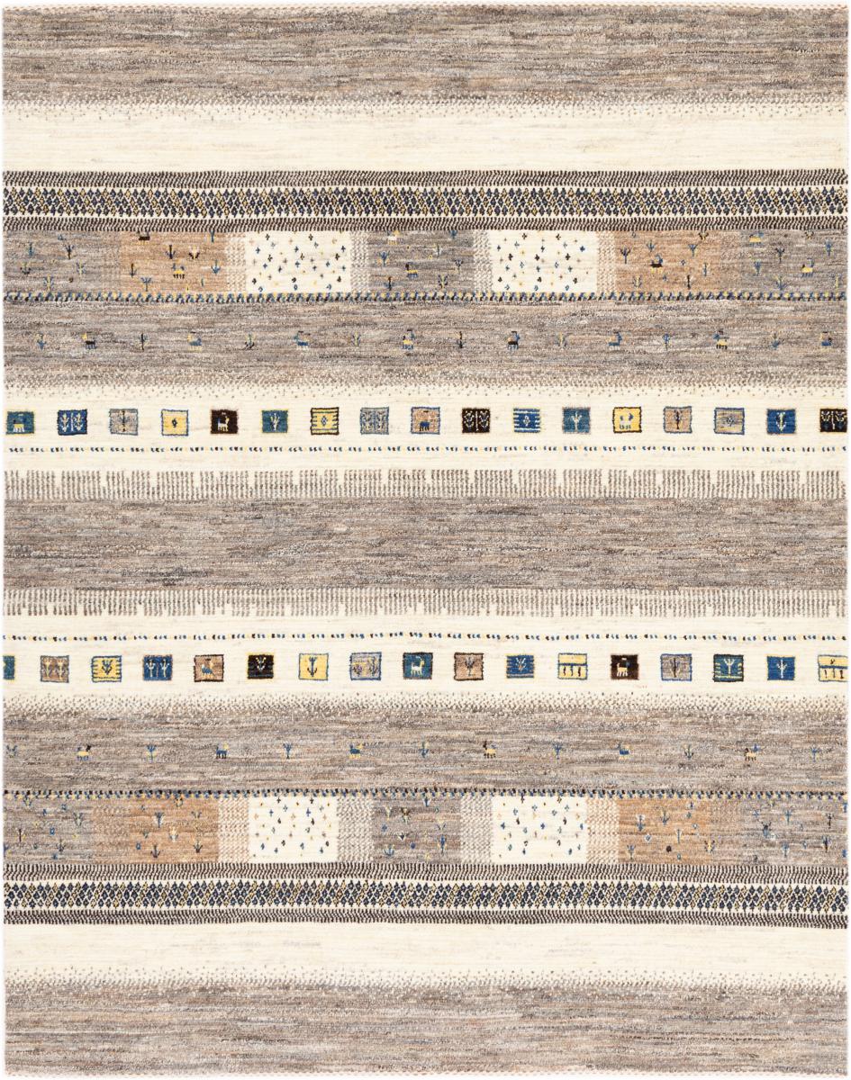 Tapis persan Perser Gabbeh Loribaft Natura 196x156 196x156, Tapis persan Noué à la main