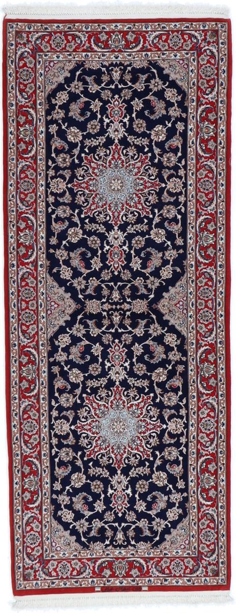 Alfombra persa Isfahán Urdimbre de Seda 216x84 216x84, Alfombra persa Anudado a mano