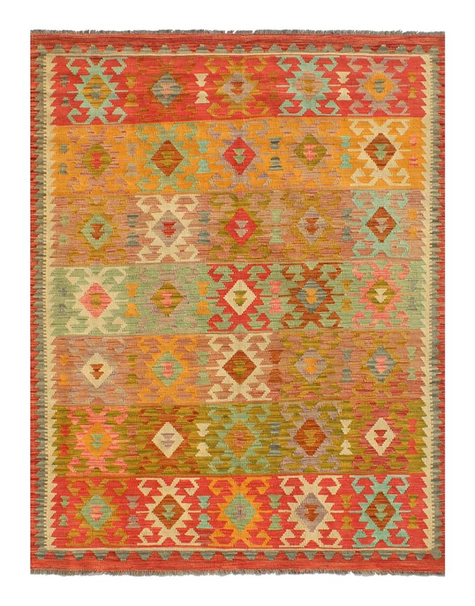 Afghan rug Kilim Afghan 7'10"x5'8" 7'10"x5'8", Persian Rug Woven by hand