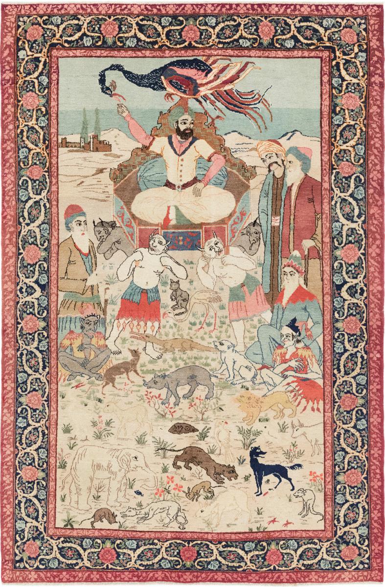 Persialainen matto Keshan Antiikki 212x139 212x139, Persialainen matto Solmittu käsin