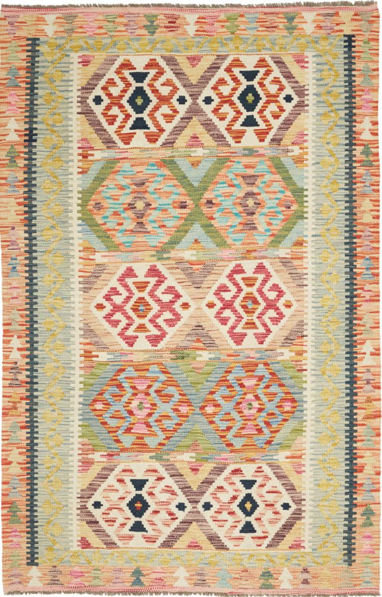 Tapete afegão Kilim Afegão 188x117 188x117, Tapete persa Tecido à mão