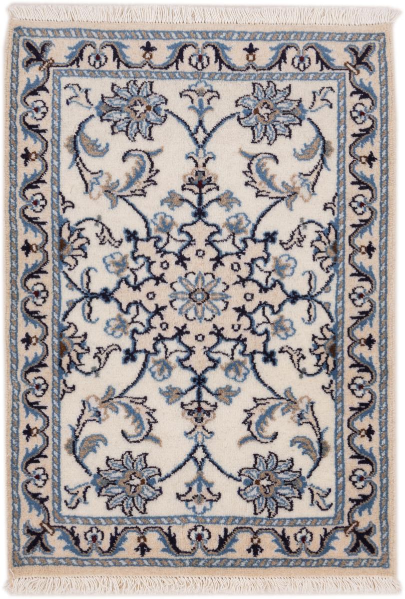 Tapis persan Naïn 2'8"x1'10" 2'8"x1'10", Tapis persan Noué à la main