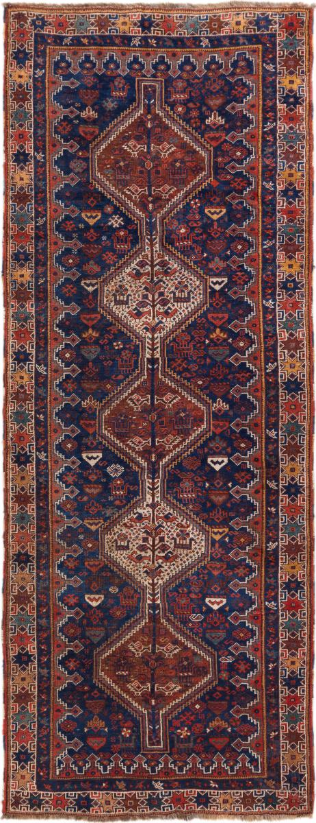 Persisk teppe Ghashghai Gammel 295x110 295x110, Persisk teppe Knyttet for hånd