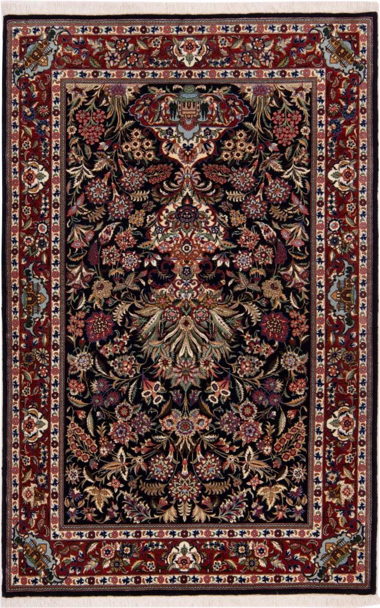 Persian Rug Qum Silk Warp 155x101 155x101, Persian Rug Knotted by hand