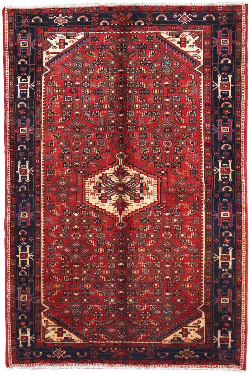 Persisk tæppe Hamadan 248x165 248x165, Persisk tæppe Knyttet i hånden