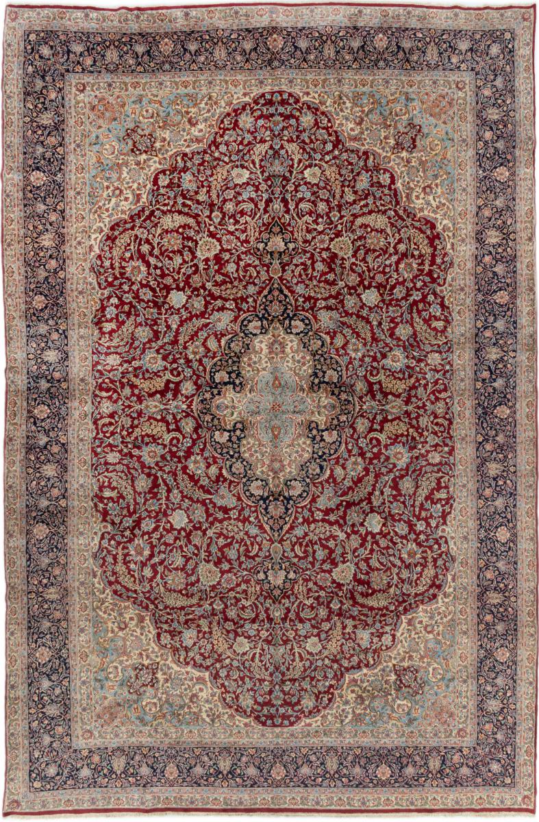 Tappeto persiano Kirman 588x358 588x358, Tappeto persiano Annodato a mano
