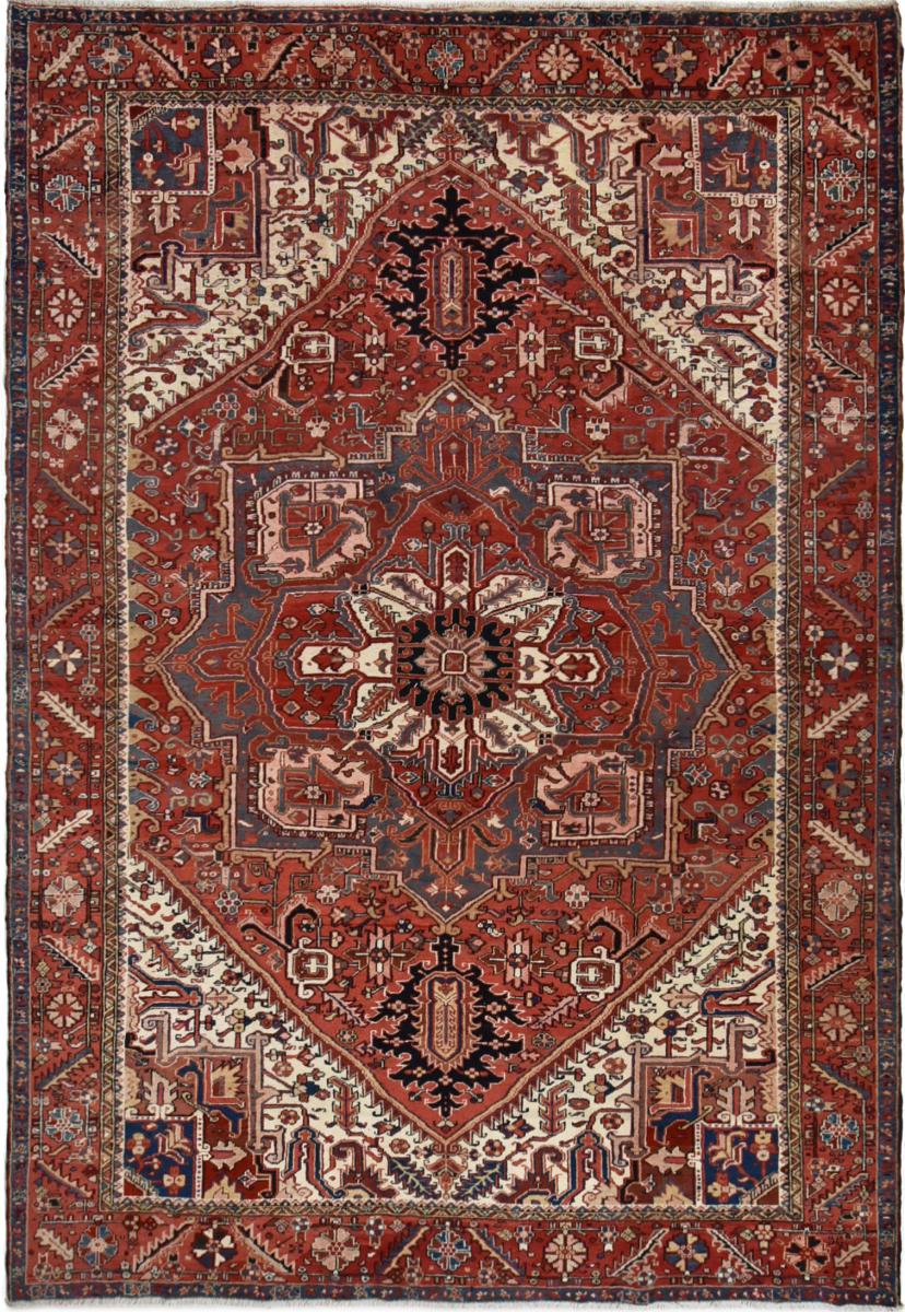 Persian Rug Heriz 388x267 388x267, Persian Rug Knotted by hand