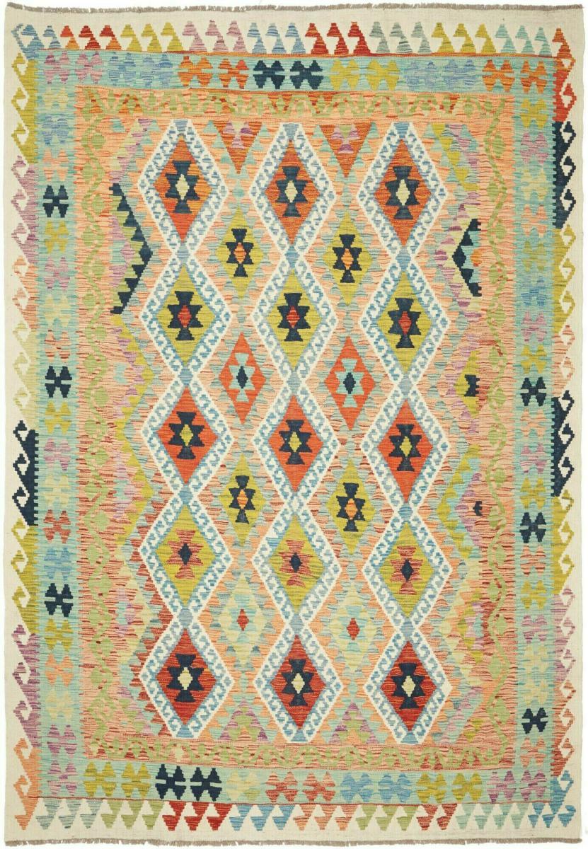 Tapete afegão Kilim Afegão 297x209 297x209, Tapete persa Tecido à mão