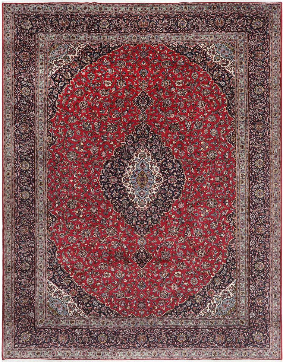 Alfombra persa Keshan 501x391 501x391, Alfombra persa Anudado a mano