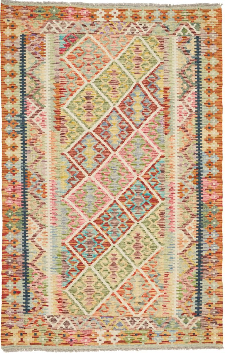 Tapete afegão Kilim Afegão 185x122 185x122, Tapete persa Tecido à mão