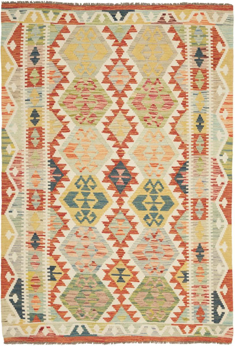 Tapete afegão Kilim Afegão 183x122 183x122, Tapete persa Tecido à mão