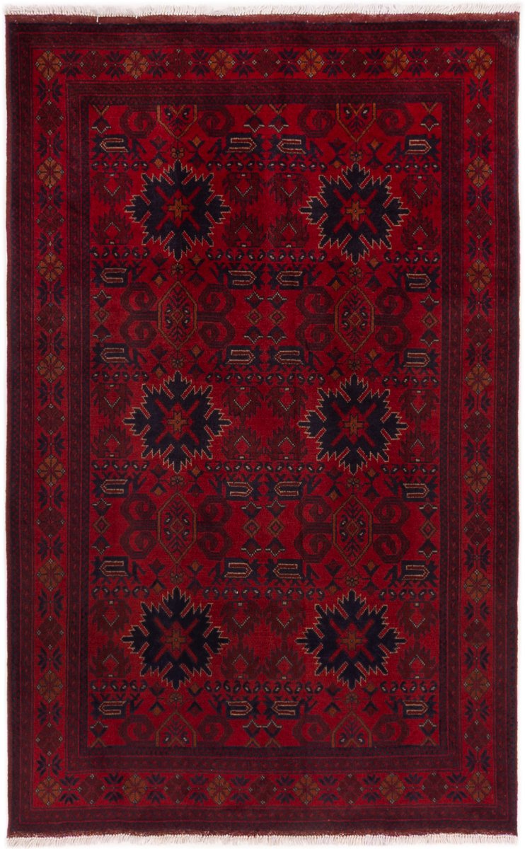 Afghaans tapijt Khal Mohammadi 205x124 205x124, Perzisch tapijt Handgeknoopt