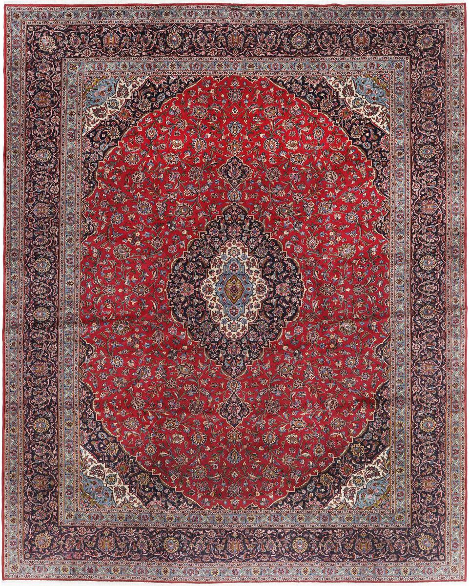 Alfombra persa Keshan 496x399 496x399, Alfombra persa Anudado a mano