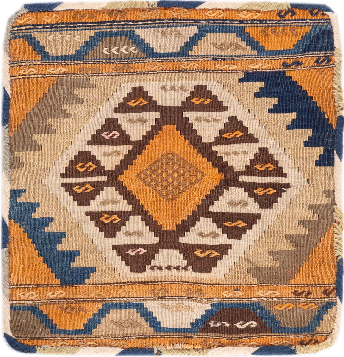 Persisk teppe Kelim Fars Kissen 47x44 47x44, Persisk teppe Knyttet for hånd