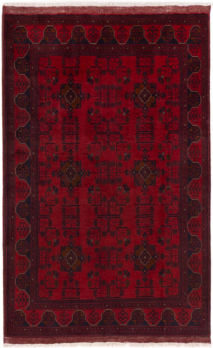 Afghansk matta Khal Mohammadi 204x127 204x127, Persisk matta Handknuten