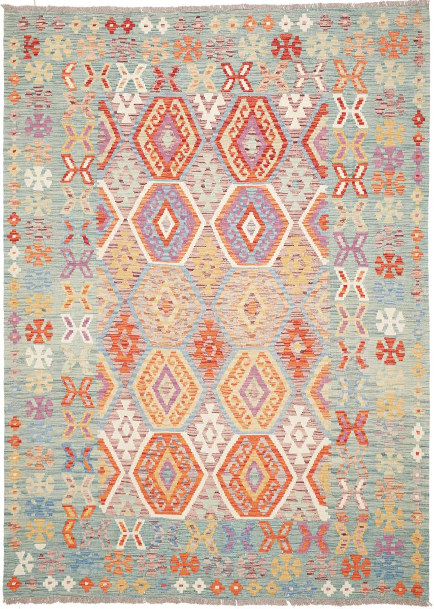 Afghan rug Kilim Afghan 249x179 249x179, Persian Rug Woven by hand