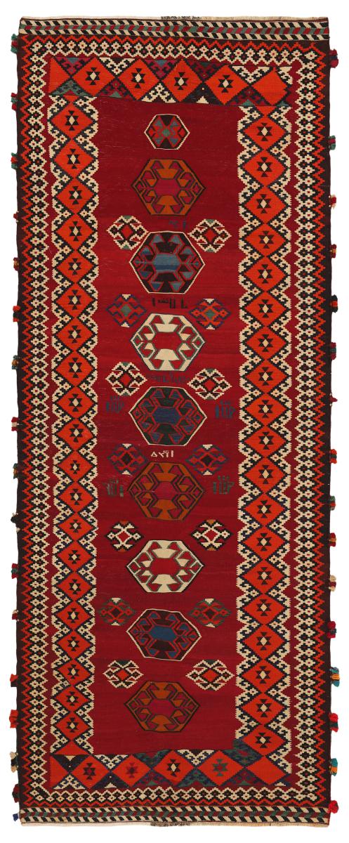 Tappeto persiano Kilim Fars 416x152 416x152, Tappeto persiano Tessuto a mano