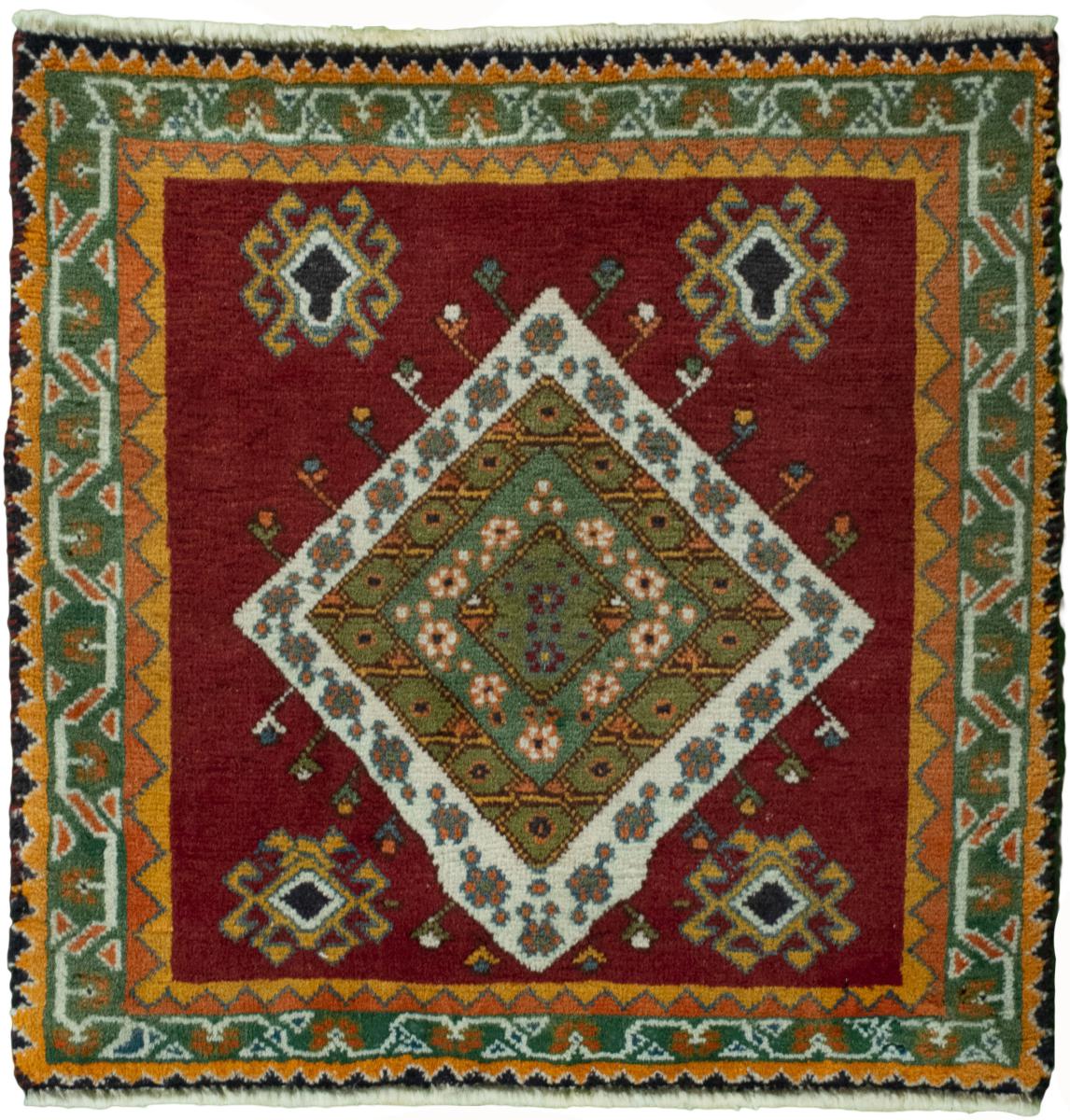 Persian Rug Shiraz 59x61 59x61, Persian Rug Knotted by hand