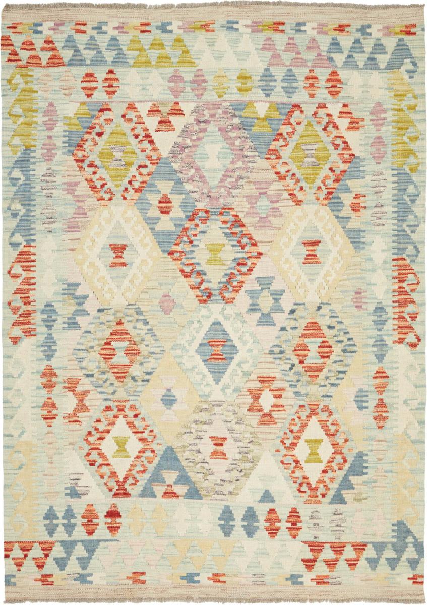 Tapete afegão Kilim Afegão 183x132 183x132, Tapete persa Tecido à mão