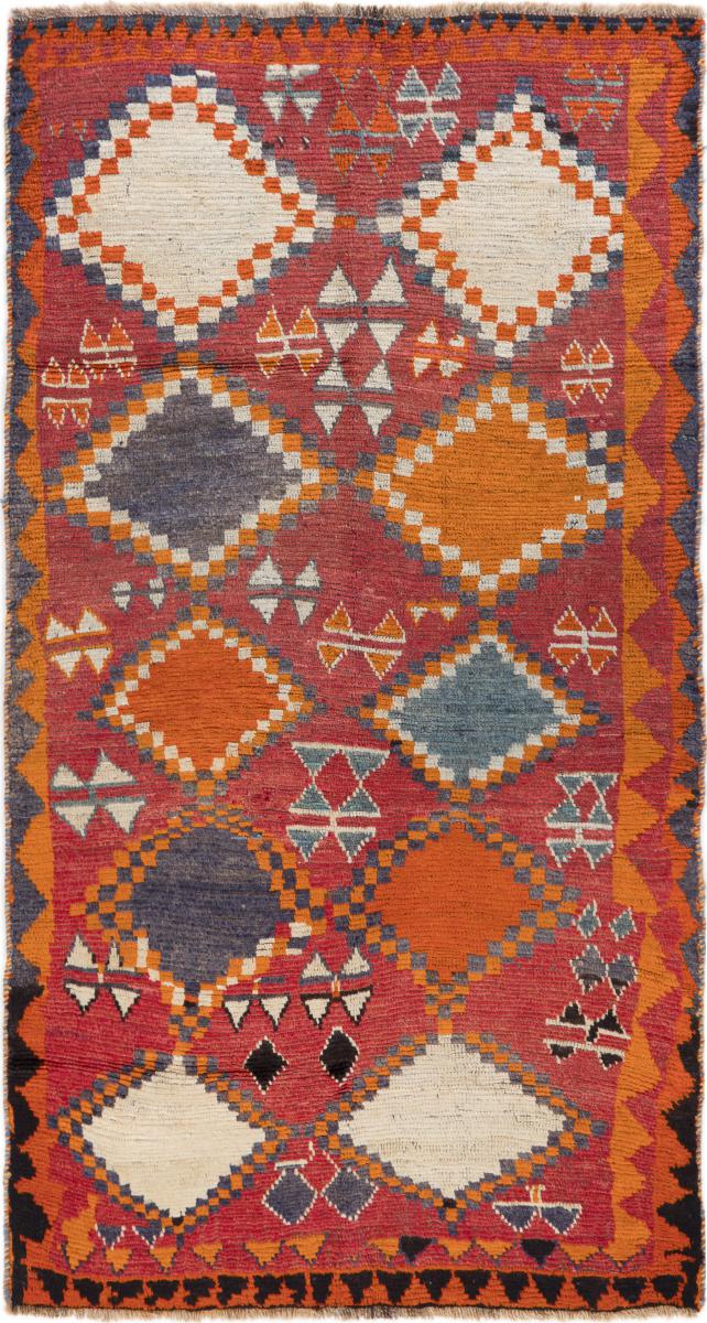 Persian Rug Persian Gabbeh Ghashghai 204x110 204x110, Persian Rug Knotted by hand