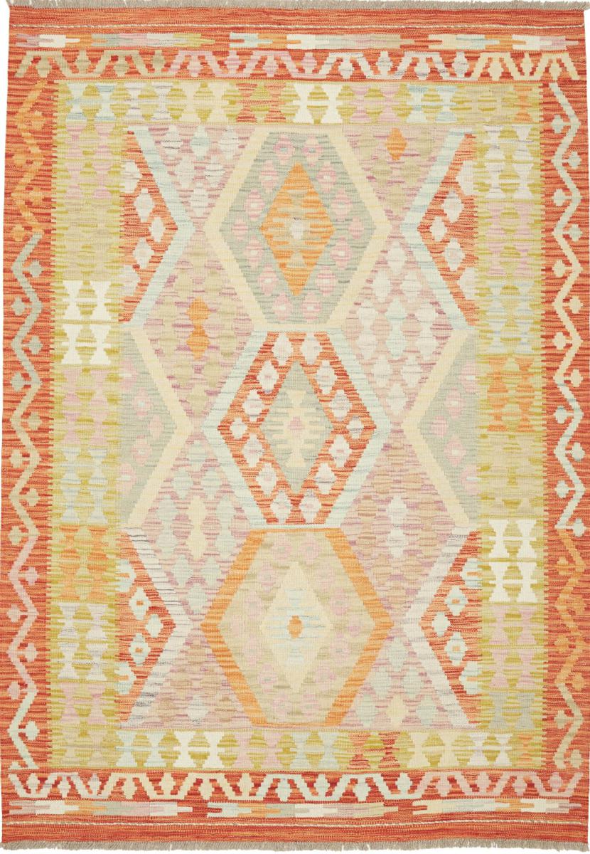 Tapete afegão Kilim Afegão 182x131 182x131, Tapete persa Tecido à mão