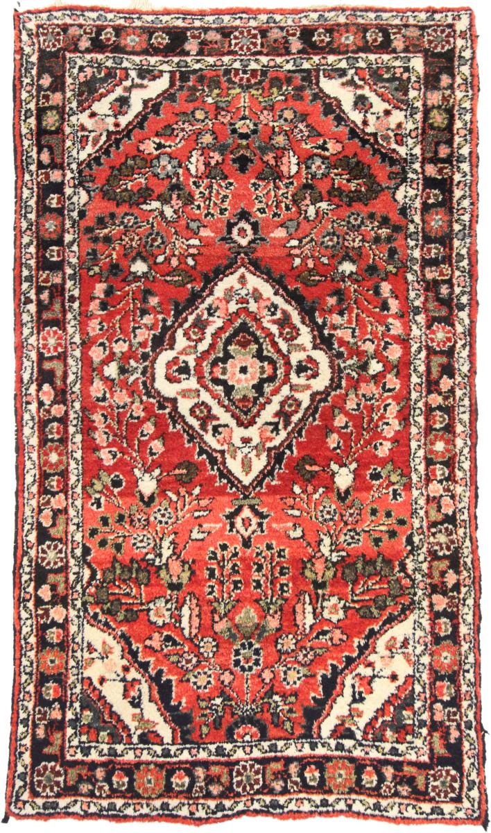 Persisk tæppe Hamadan 134x74 134x74, Persisk tæppe Knyttet i hånden